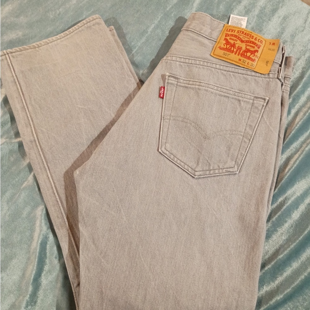 Levi’s 501 Original Fit Gray 32x30 - Picture 11 of 11